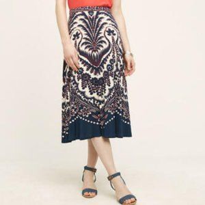Anthropologie Peyton Midi Skirt by Plenty By Tracy Reese - Size Small